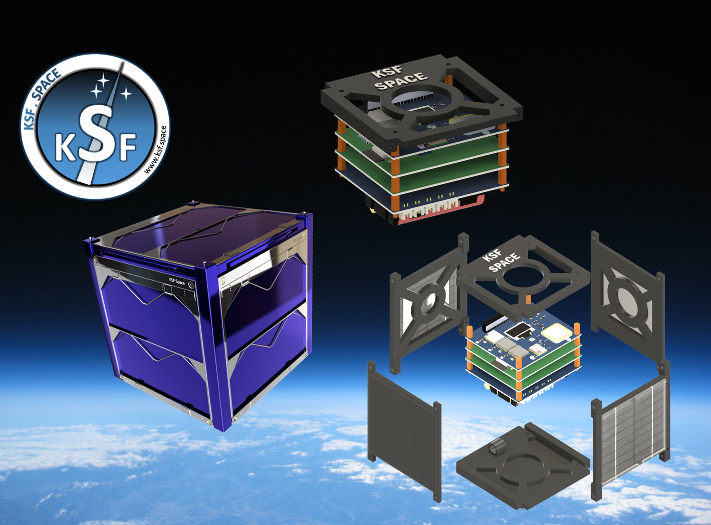 Slidable Railing Cubesat CubeSat Kit 2.0
